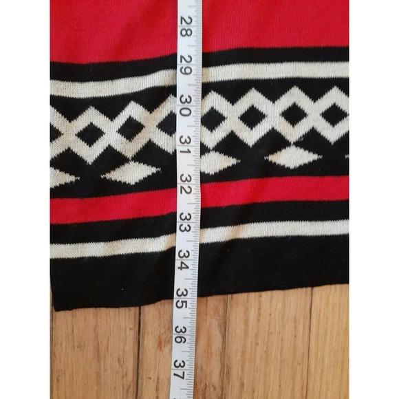 Flying Tomato Geometric 3/4 Sleeve Dress Sz M - Picture 8 of 8